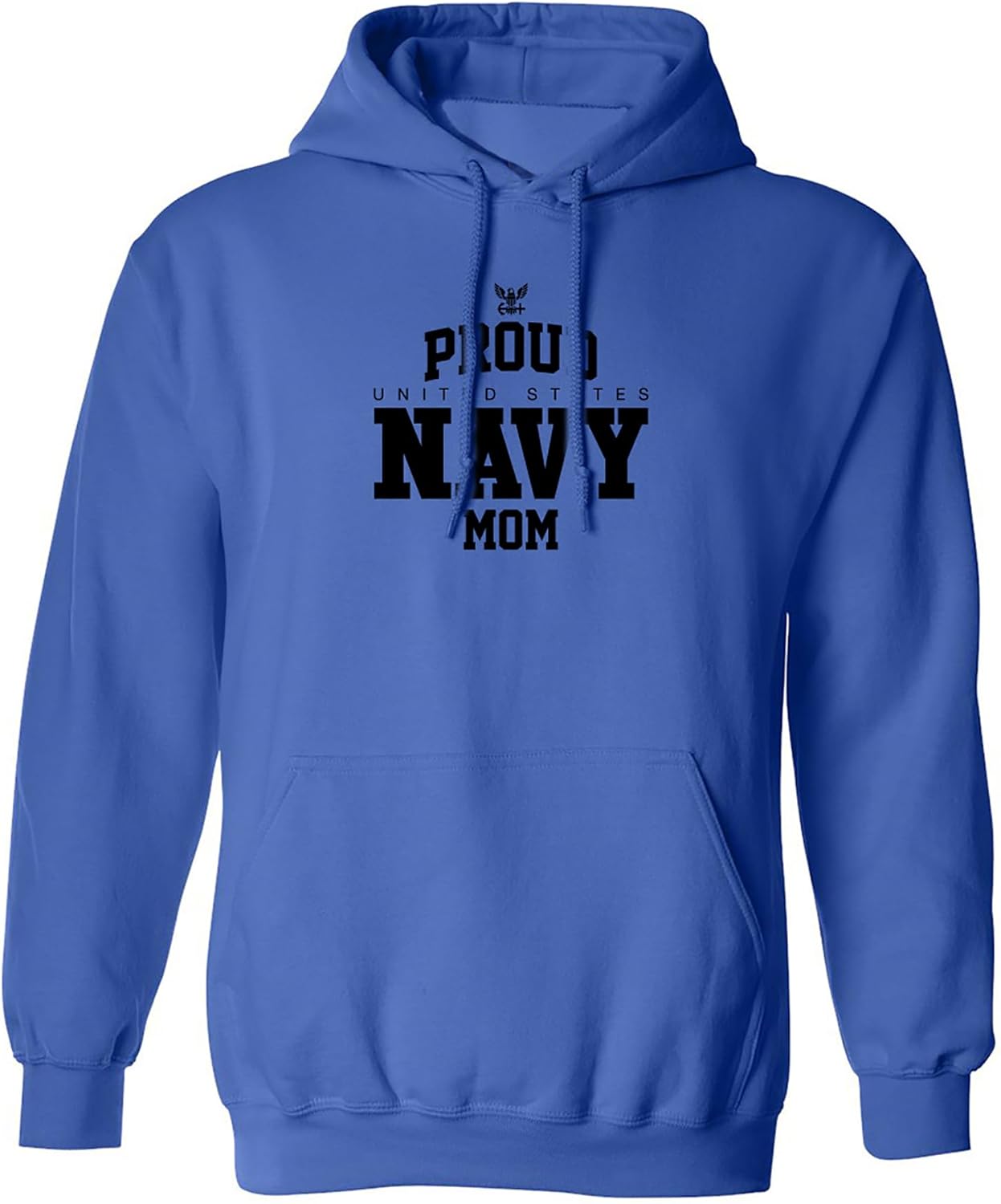 zerogravitee Proud United States Navy MOM Adult Hooded Sweatshirt