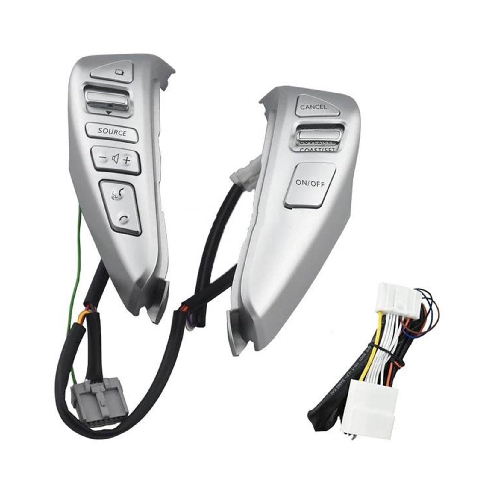 Volante Multifunzione Tasto Per Nissan Per Tiida 2011-2015 Per Versa 2014-2015 25550-3DA6A Interruttore Controllo Della Velocità Pulsanti Al Volante | Sliver-wire