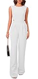Women's Jumpsuit with Sexy Back Cutout Casual Fashion One Piece Outfits Fit for Cocktail Party and Work