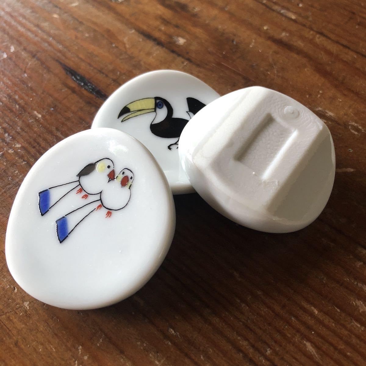 Amazon.co.jp: 〈 〉クタニシール 九谷焼 箸置き 中川政七商店 小鳥 鳥