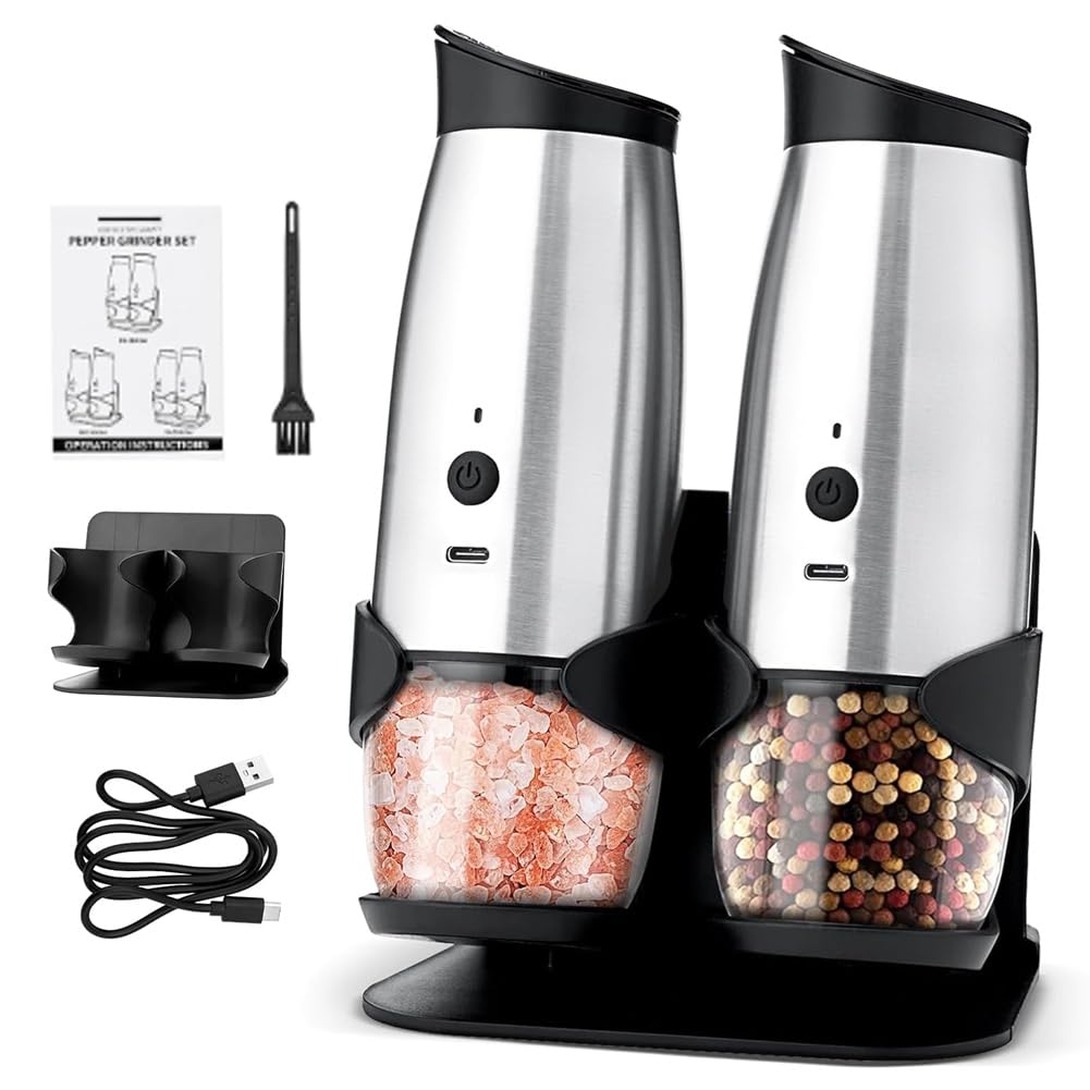 Moulin à sel et poivre électrique automatique pour cuisiner sans effort