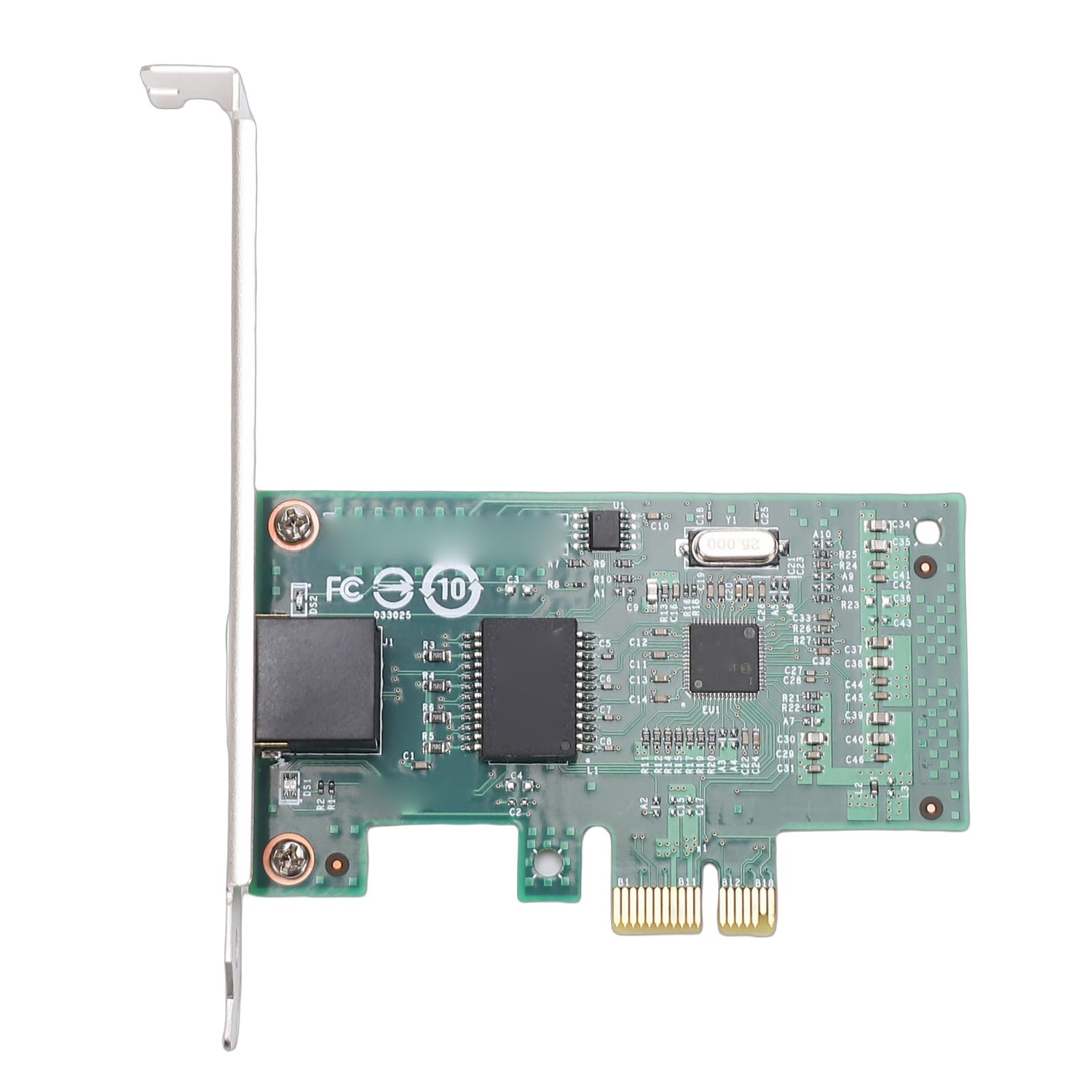 Zunate Scheda di Rete Gigabit Ethernet PCIe, Controller Realtek 210AT 10 100 1000 Mbps con Staffa a Basso Profilo, per Wins, per, Red Hat SUSE FreeBSD