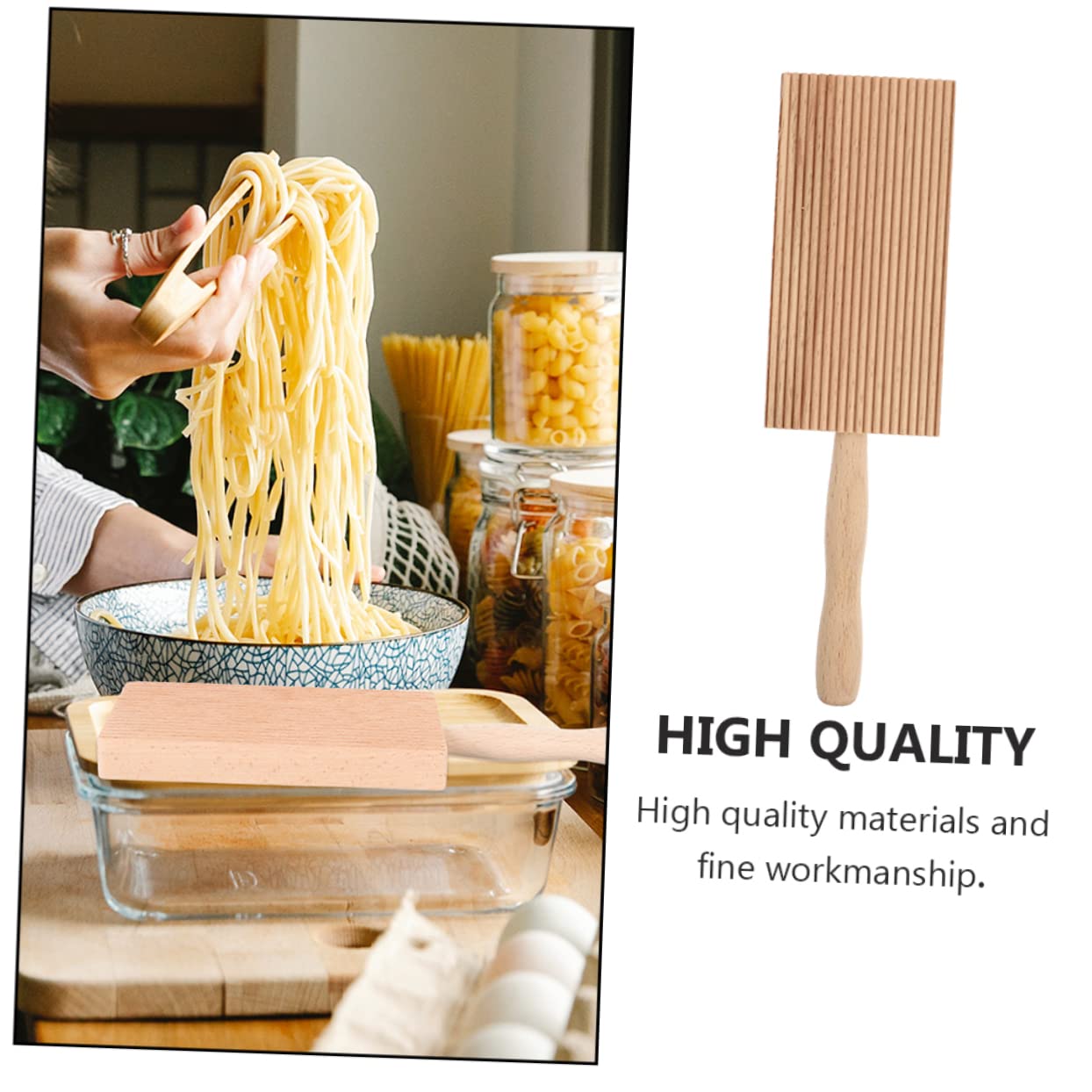 BRIGHTFUFU 2 Pack Pasta Makers Boards Gnocchi Board Collapsible Pasta Rolling Plate