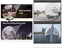 Vista 2 de 2000X24 Monocular Focus Optics Telescope onocular Power for Adults with Phone AdapterNight Vision Monocular Lightweight Pocket Monoscope with for