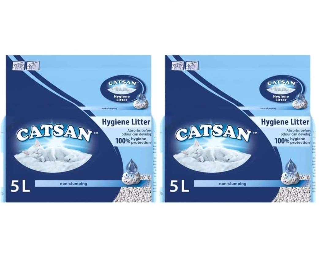 Catsan 6 x 5L para Arena de Gatos de higiene