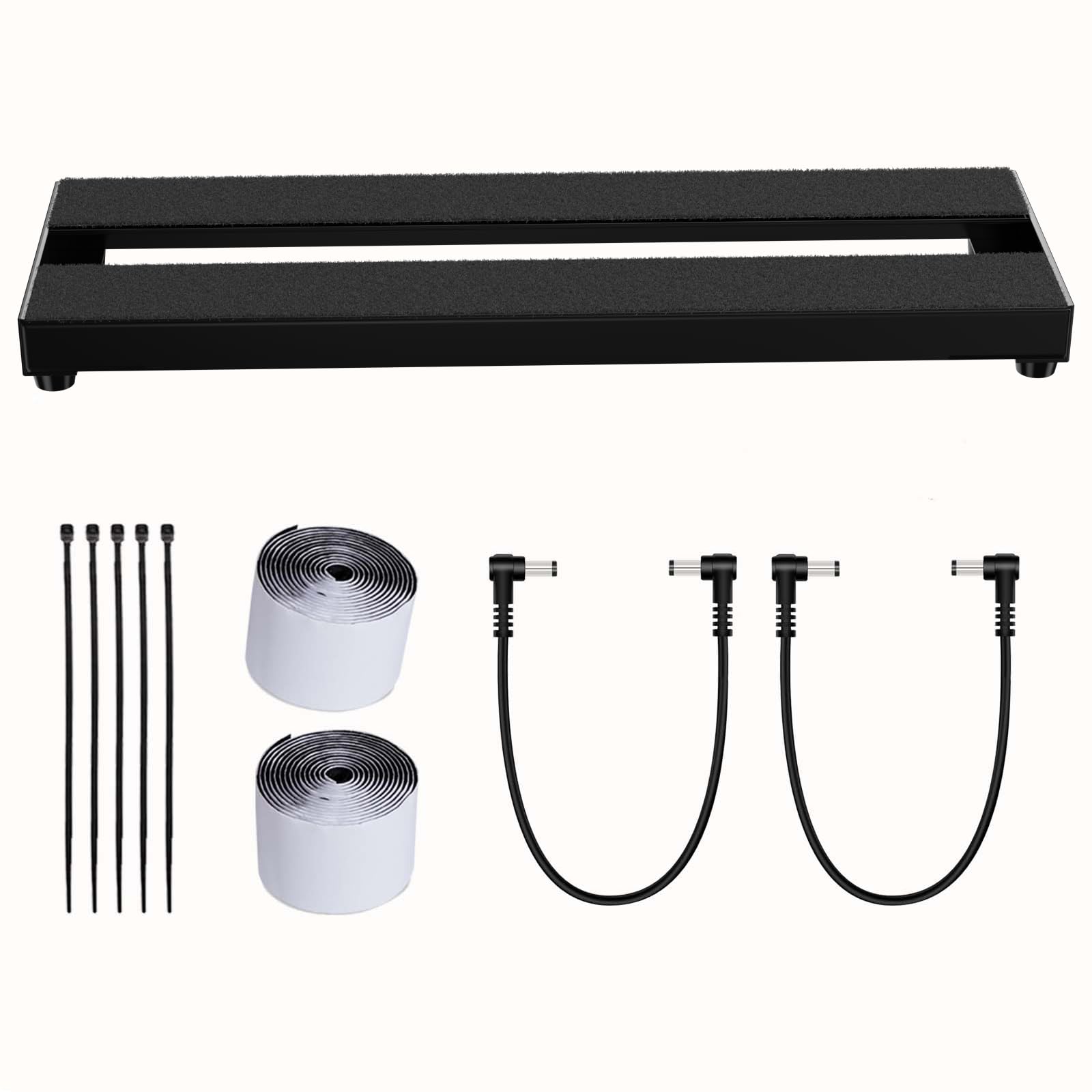 14/16-Inch Guitar Pedalboard Small : Hard-Anodized Aluminum, Light yet Ultra-Sturdy & Scratch-Resistant, Road-Ready Portable Board for 3-5 Pedals (16Inch)