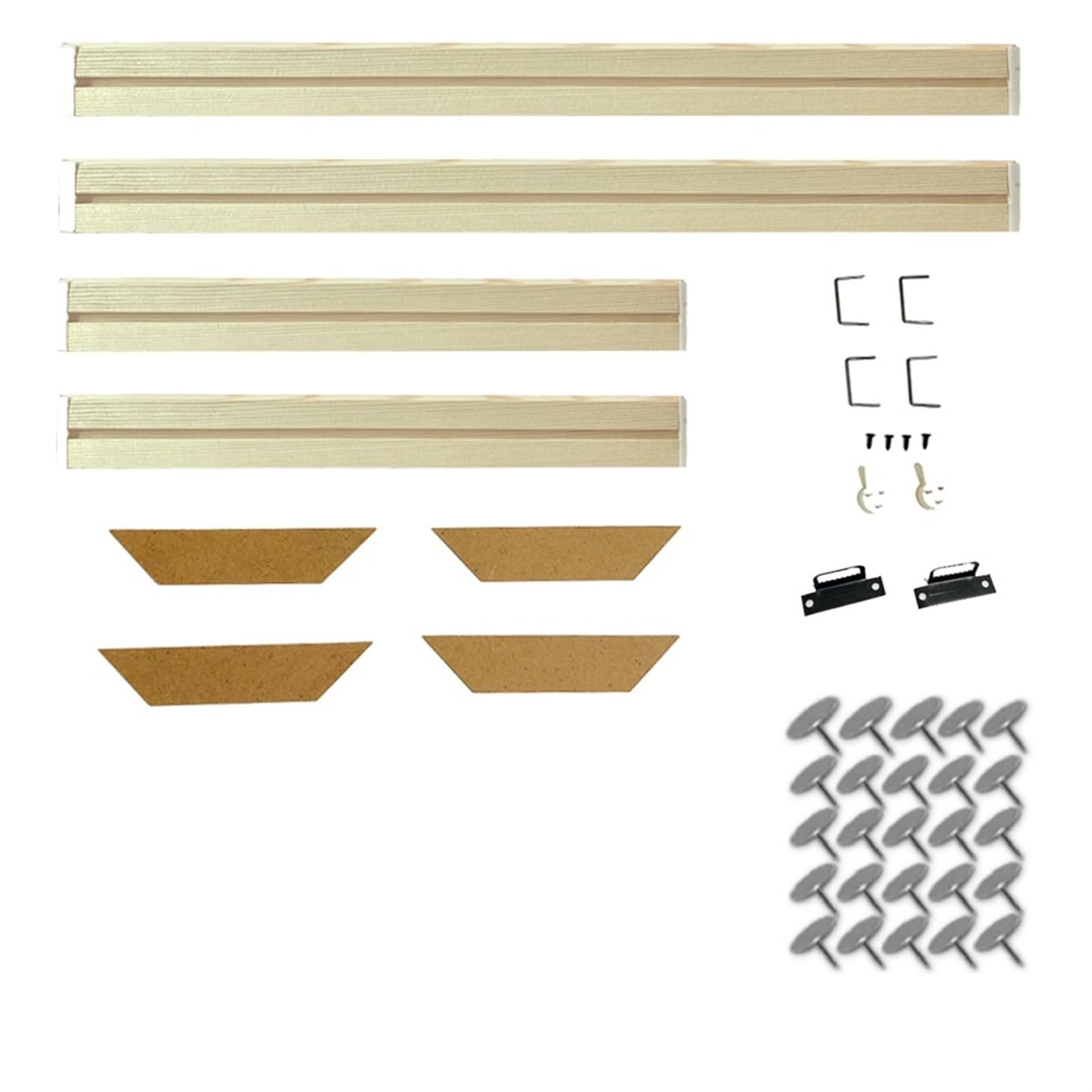 photo frame kits DIY Wood Photo Frame Picture Wall Art Canvas Paintings Poster Wooden Home Decor for crafts party school projects(35x55cm)