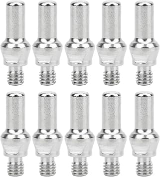24pcs Plasma Cutting Torch Consumables Sets Tip Electrode of IPT40, Suitable for Cut 55DS Pro/Cut 65DS Plasma Cutter Consumables, Brass Zinc Alloy Stainless Steel Material