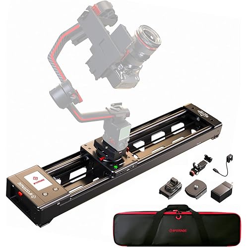 IFOOTAGE Shark Slider Nano II 660 Motorized Camera Slider - 26" Multi-Axis Pan Slider for DJI RS2/RS3 Pro/RS4/RS4 Pro/RS5 Gimbals, 15.4lbs Payload, 360° Panoramic, 6 Modes, Phone/Camera Compatible​