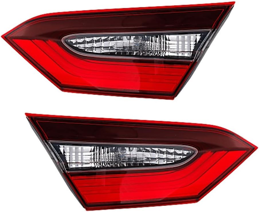 KarParts360 For Toyota Camry 2021 2022 2023 2024 Tail Light Passenger Side, Inner CAPA | Red, Clear Lens PMMA Plastic Lens | ABS Plastic Housing | LE/SE/TRD Model | TO2803159, TO2803159C | 81580-06880
