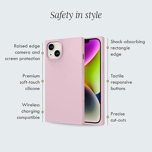 Miniatura 3 de Cocomii Funda cuadrada para iPhone 13 Mini color neutro de silicona cuadrada delgada ligera mate suave al tacto forro de microfibra funda compatible