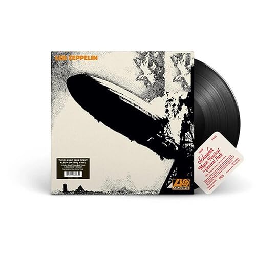 Led Zeppelin - Exclusive Limited Edition Black Colored Vinyl LP w Backstage Pass Replica
