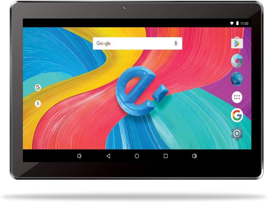 eSTAR GRAND 10-Inch Tablet-PC - (Black) (Intel Atom MT8735, 4X Cortex-A53 Processor, 1 GB RAM, 8 GB HDD, Mali 450 MP1 Graphics, Android 7.0)