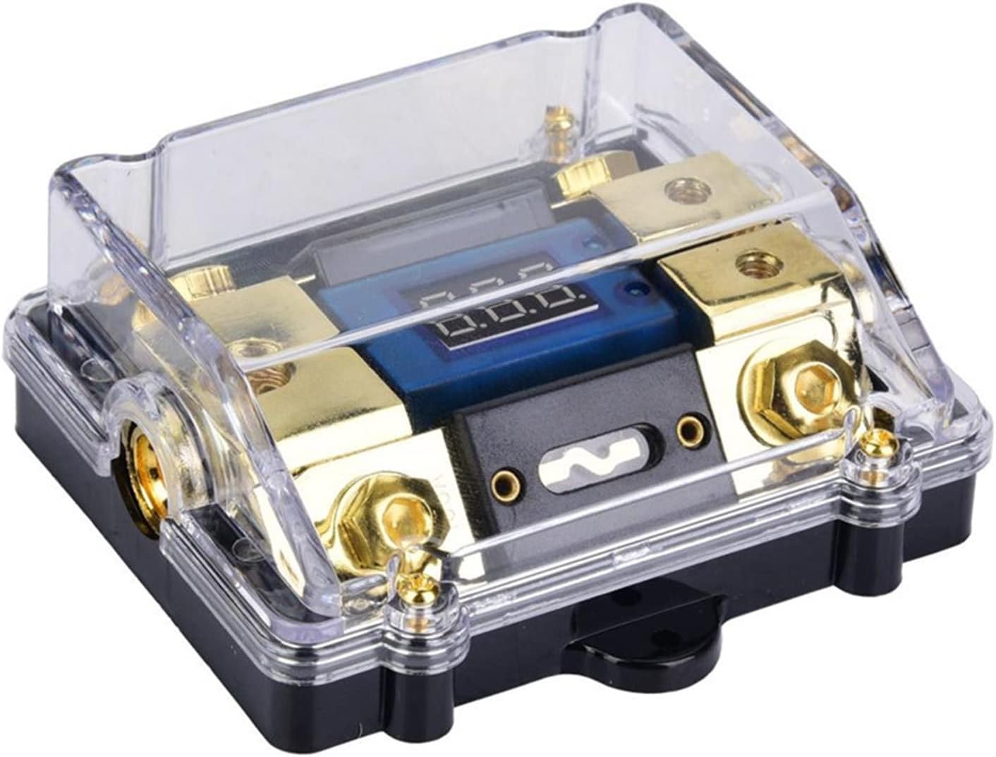 Automotive Fuses 24V 100A Car Audio Digital Breaker Fuse, Holder Distribution Block with LCD Display Fuse, Holder Car Fuse,