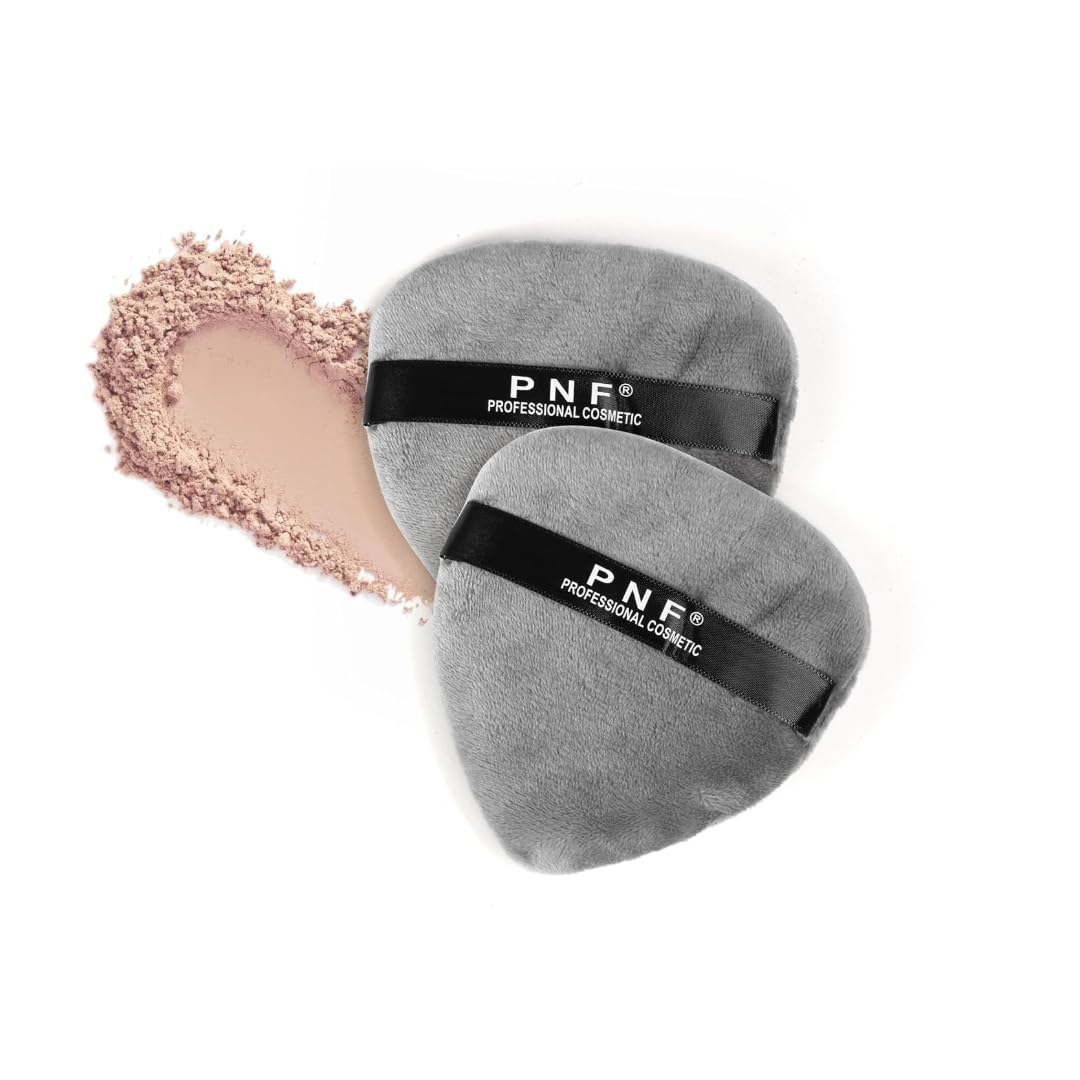 Makeup Blendiful Puff, Heart Shape Makeup Puff With Strap, Cotton Large Face Powder Puff, Makeup Tool, Beauty Sponges Blender Puff - Multi-colored, 2 Pcs-image-25