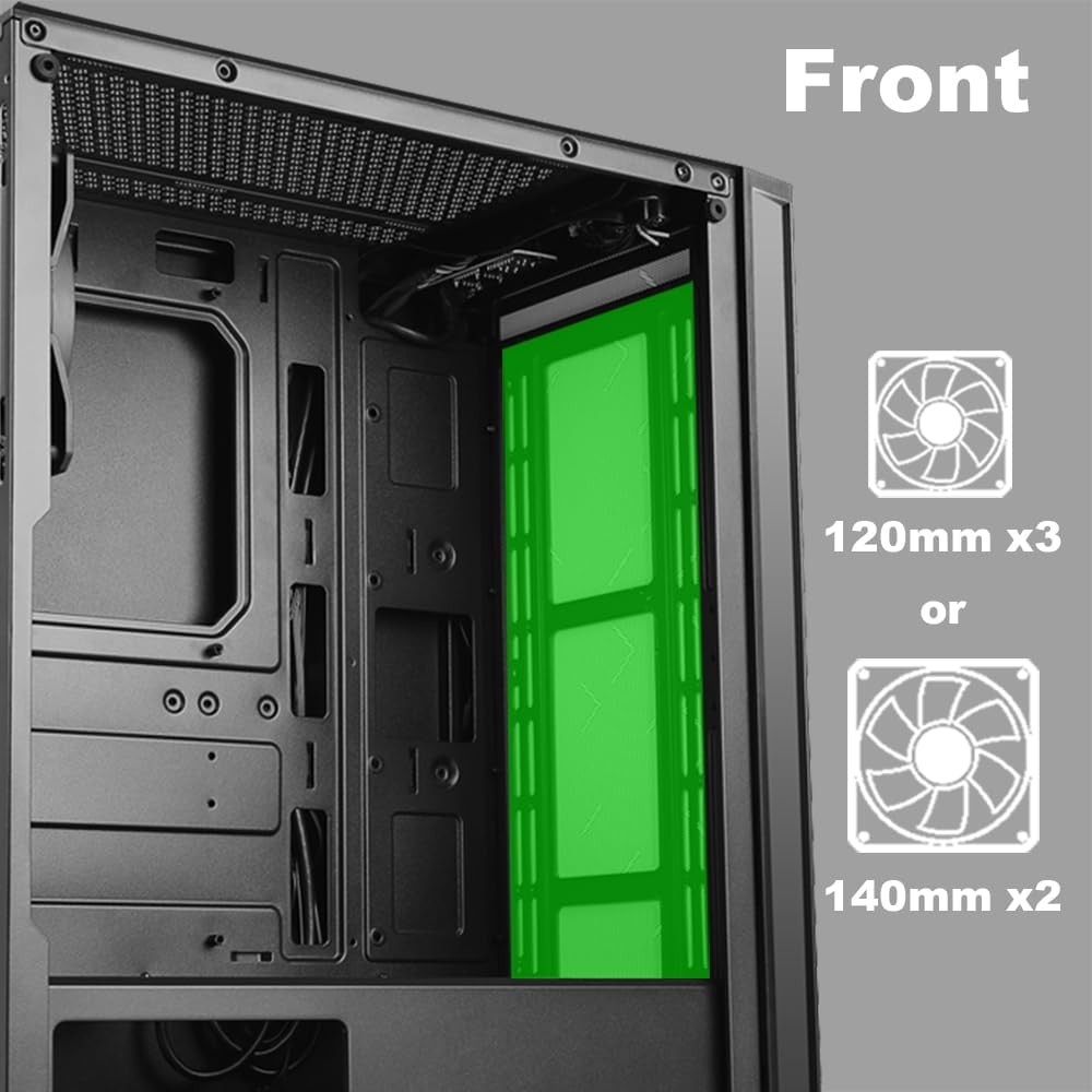AZZA CSAZ-280B Front Fan Mounts
