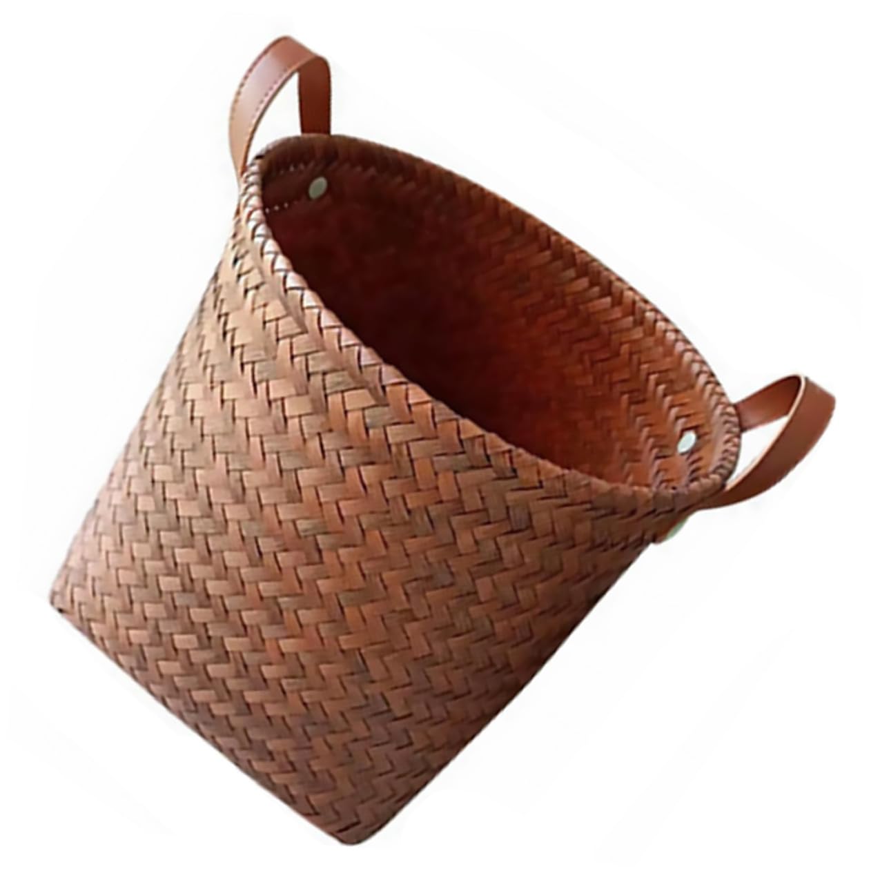 Cesta de imitación rattan pequeña para organizar ropa y objetos