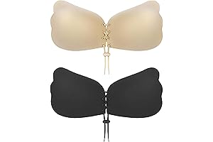 Strapless Backless Push Up Bra, Ta-Ta Towel, For Lifted Breasts