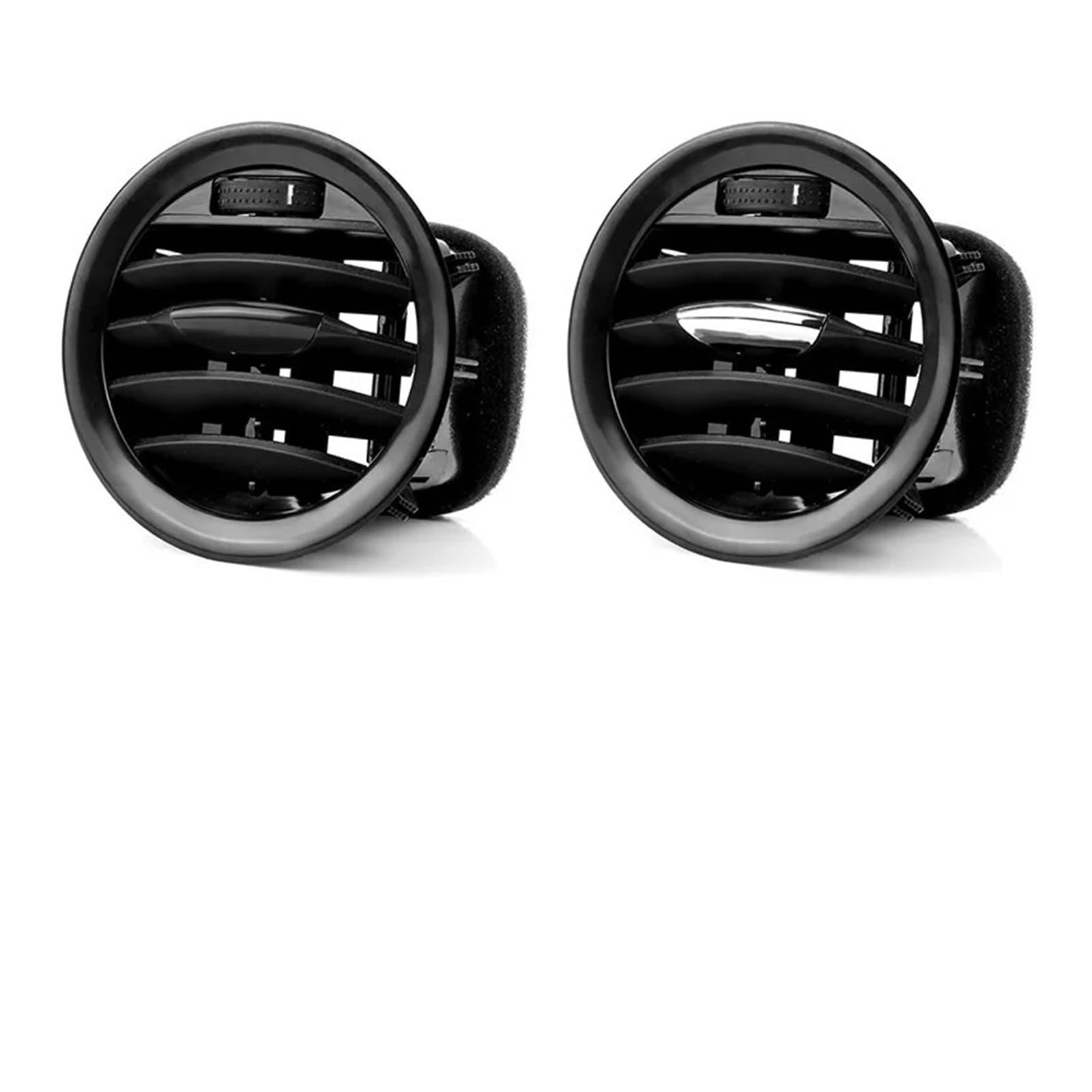 For Opel For Adam For Corsa D MK3 For Vauxhall 2007-2015 13417363 2201099 Car Dashboard Air Conditioner Outlet A/C Vent Car Air Conditioning Vent(2pcs Glossy Black)