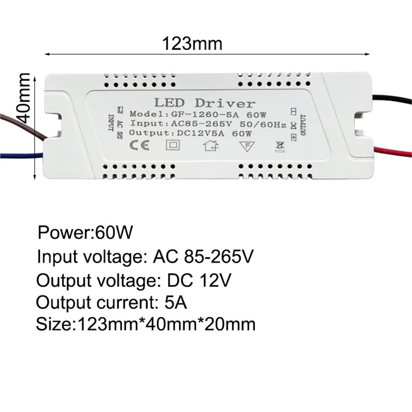 LED Netzteil 12V Transformator Treiber Adapter für CCTV AC110V 220V
