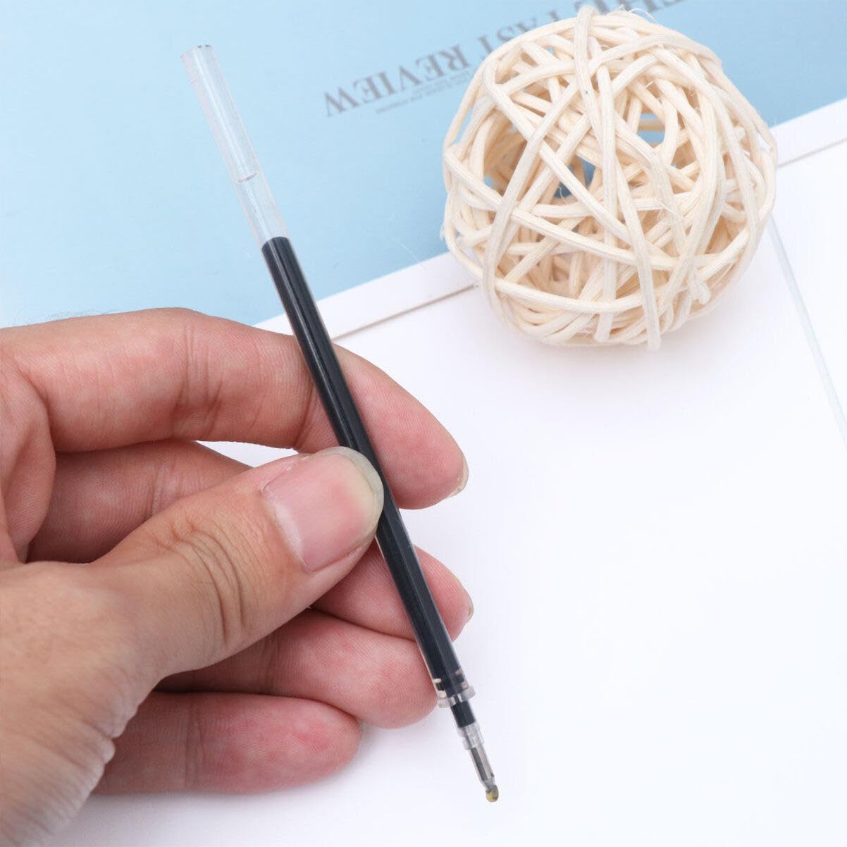 NUOBESTY 24Pcs Gel Ink Pen Refills 0.7Mm Fine Tip Acid-Free Ink for Writing Crafting Doodling Scrapbooking Drawing Journaling - Image 3