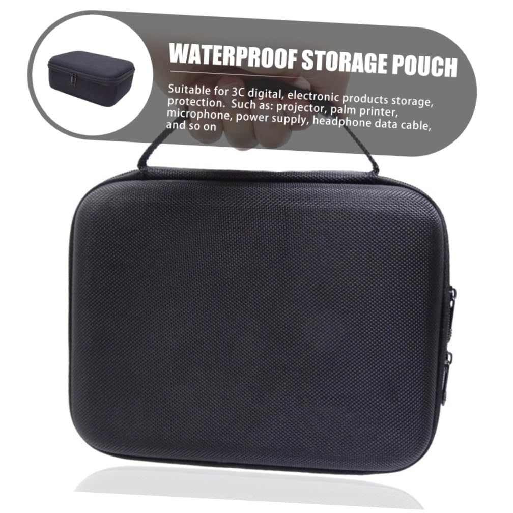 Organizador de Cables de Datos Grande de Tela Oxford Negro