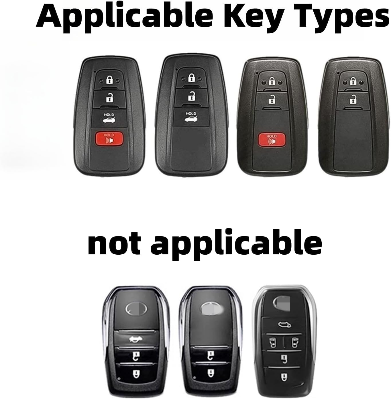 Real Carbon Fiber Key Fob Cover, Zinc Alloy Key Cover,Keychain