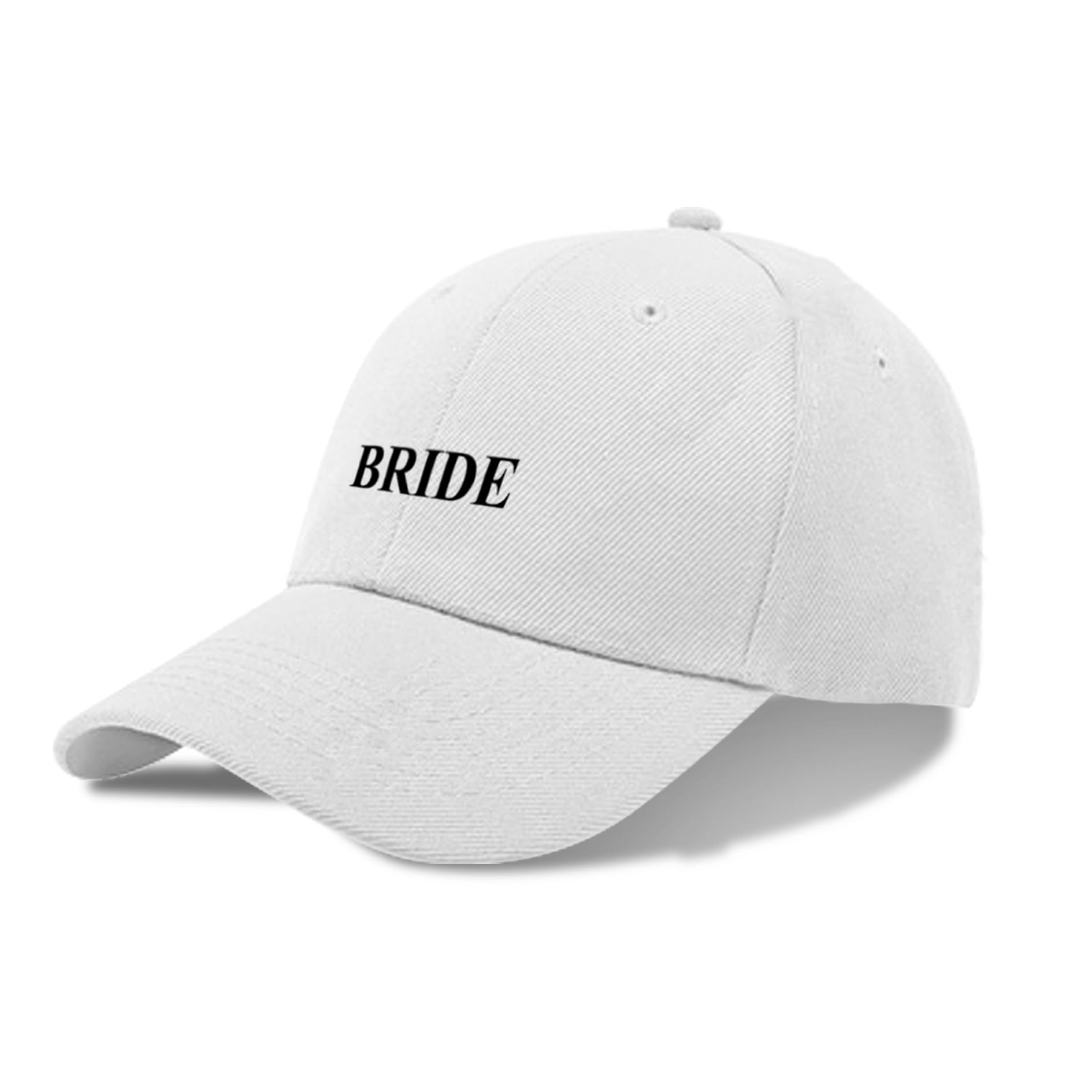 Groombridegifts Women's C (1 Hat) Bride/White+Black Baseball Hat For Bride, Gifts For Bridal Shower Engagement Wedding And Married Couples Anniversary, D (1 Hat) Bride/, 7-8