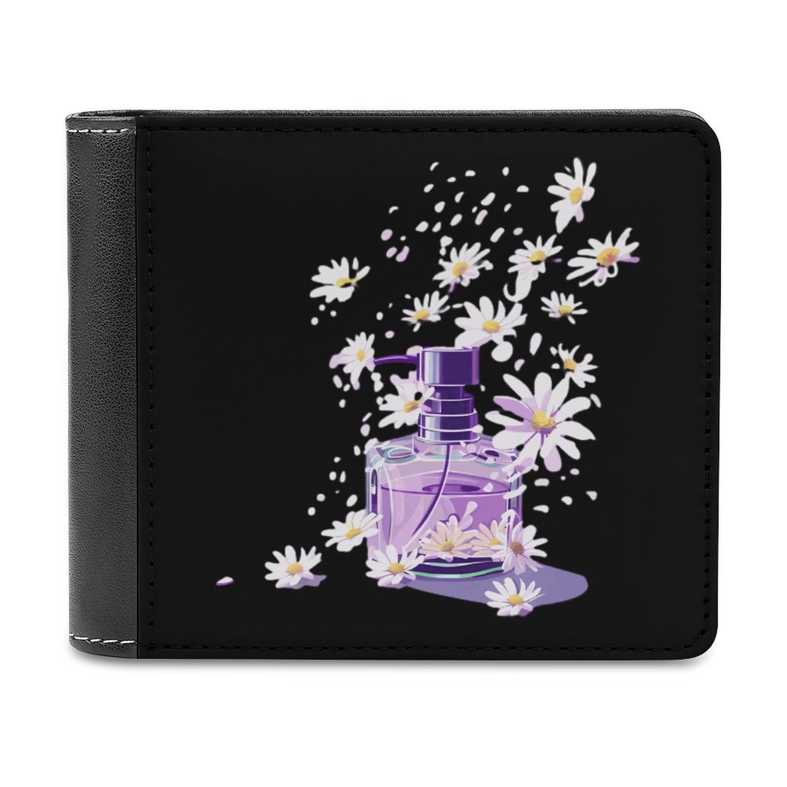 【Perfumecloset】P-DOT MINI WALLET/Black Amazon.com: Perfume Bottle PU Leather Wallet Bifold Wallet