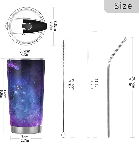 Miniatura 45 de Vaso de acero inoxidable con aislamiento al vacío de doble pared, termo simple, monopatín, dinosaurio, taza de viaje para café, bebidas, té