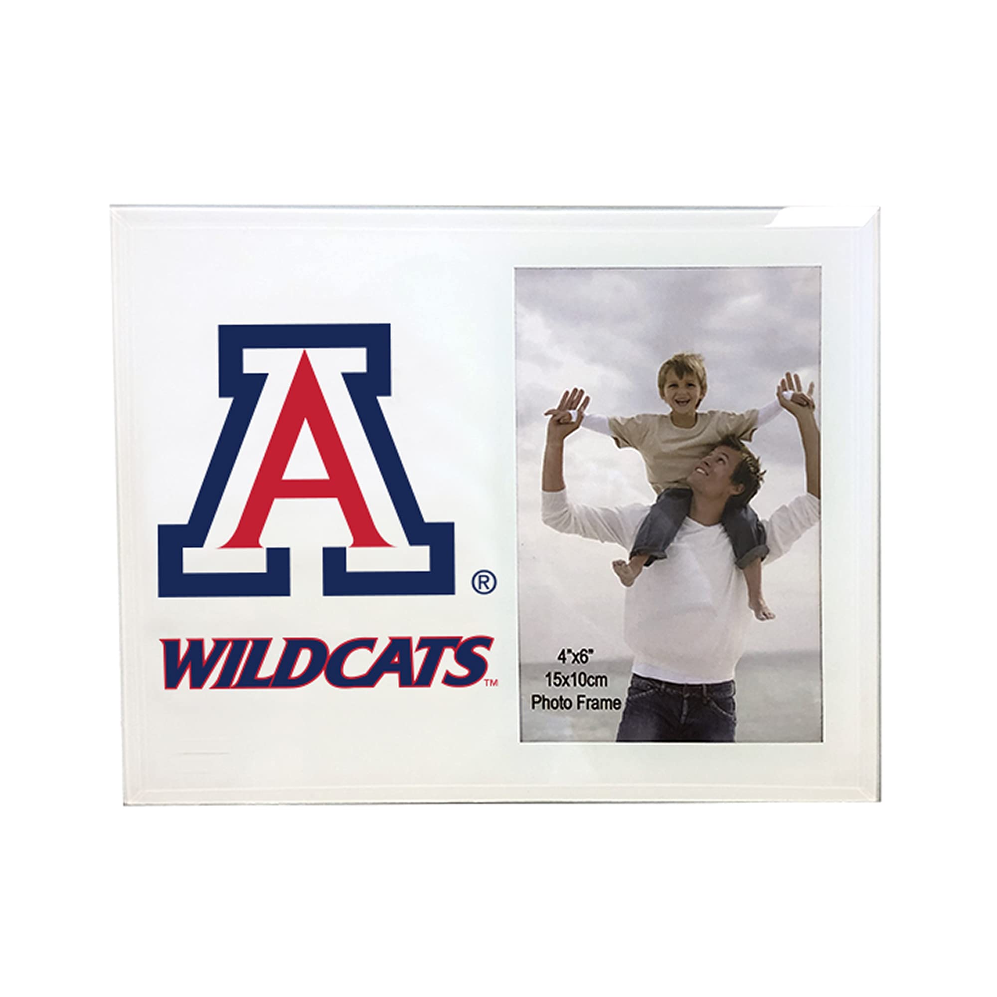 The Fanatic Group University of Arizona 4 x 6 Glass Photo Frame