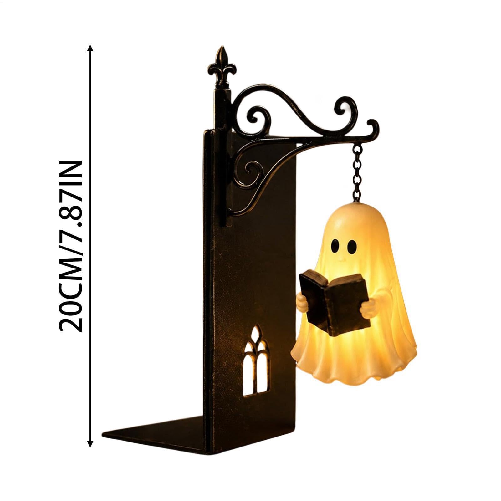 Regał oświetlenie Halloween czytanie duch vintage lampa dekoracja