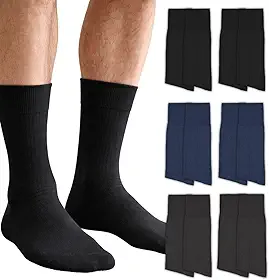 Kit 06 Pares Meia Social Trifil Lisa 100% Poliamida Masculino Adulto