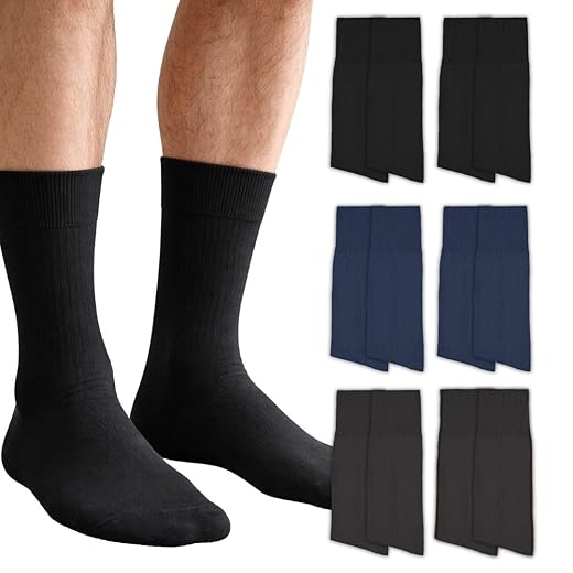 Kit 06 Pares Meia Social Trifil Lisa 100% Poliamida Masculino Adulto