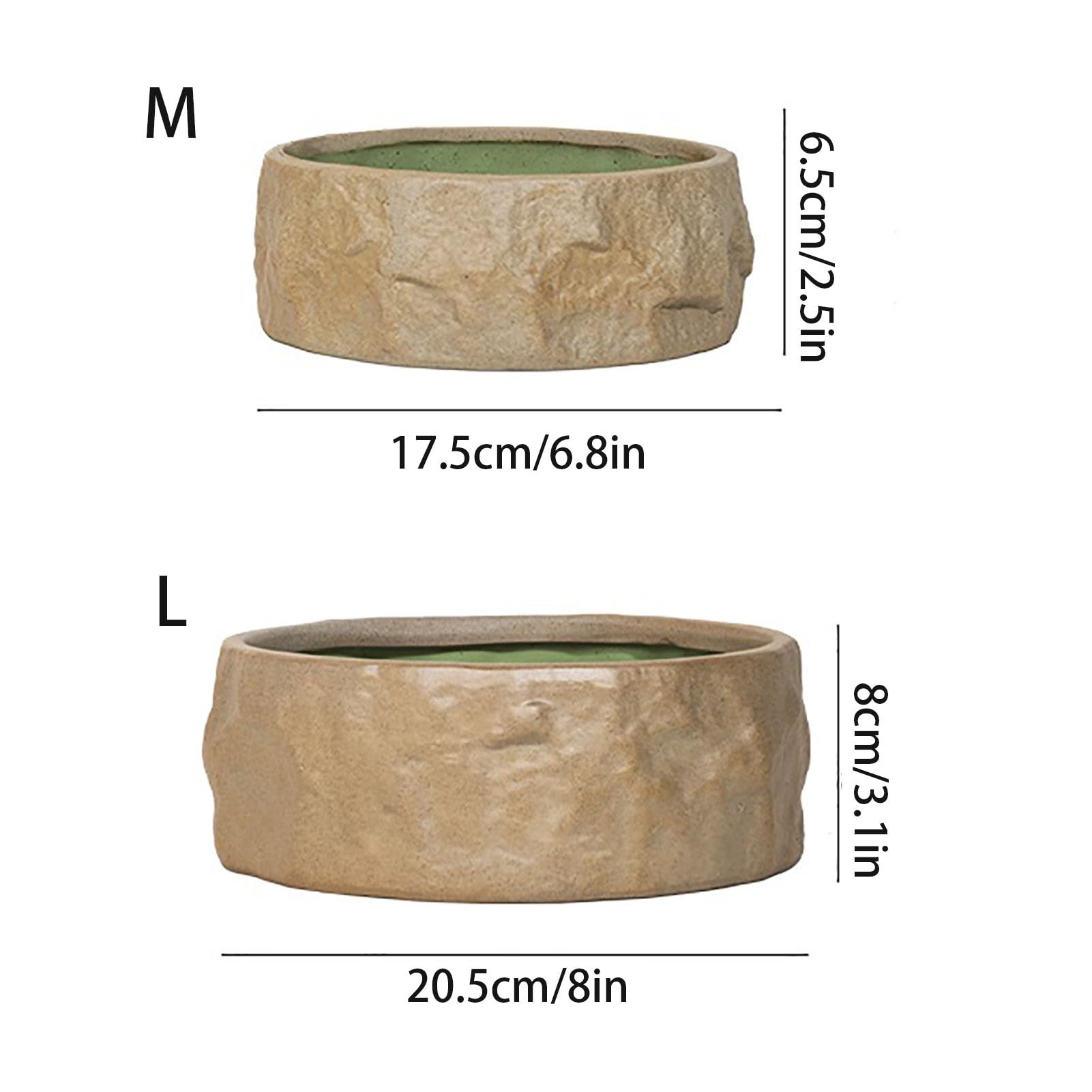 Ceramiczny Kąpieli Z Piaskiem Piaskowej Dla Chomików I Innych Małych Zwierząt Wanna Dla Chomików Kamienna Umywalka Duża Pojemność Chomik Piasek Łazienka(M)