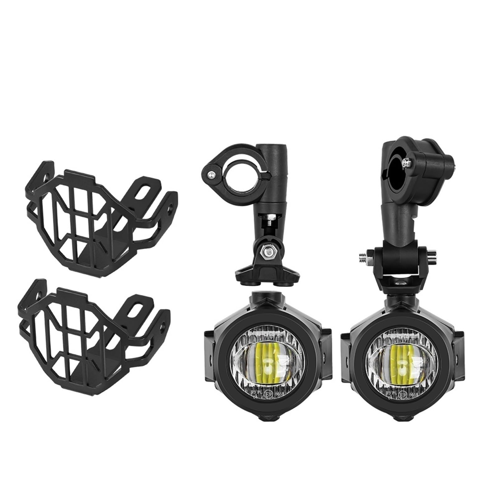 Dirt Bike Reflektor Pasuje do GS 1200 motocyklowe światła przeciwmgielne pomocnicze reflektory LED światło przeciwmgielne dodatkowe reflektory światła do jazdy(Cover and light)