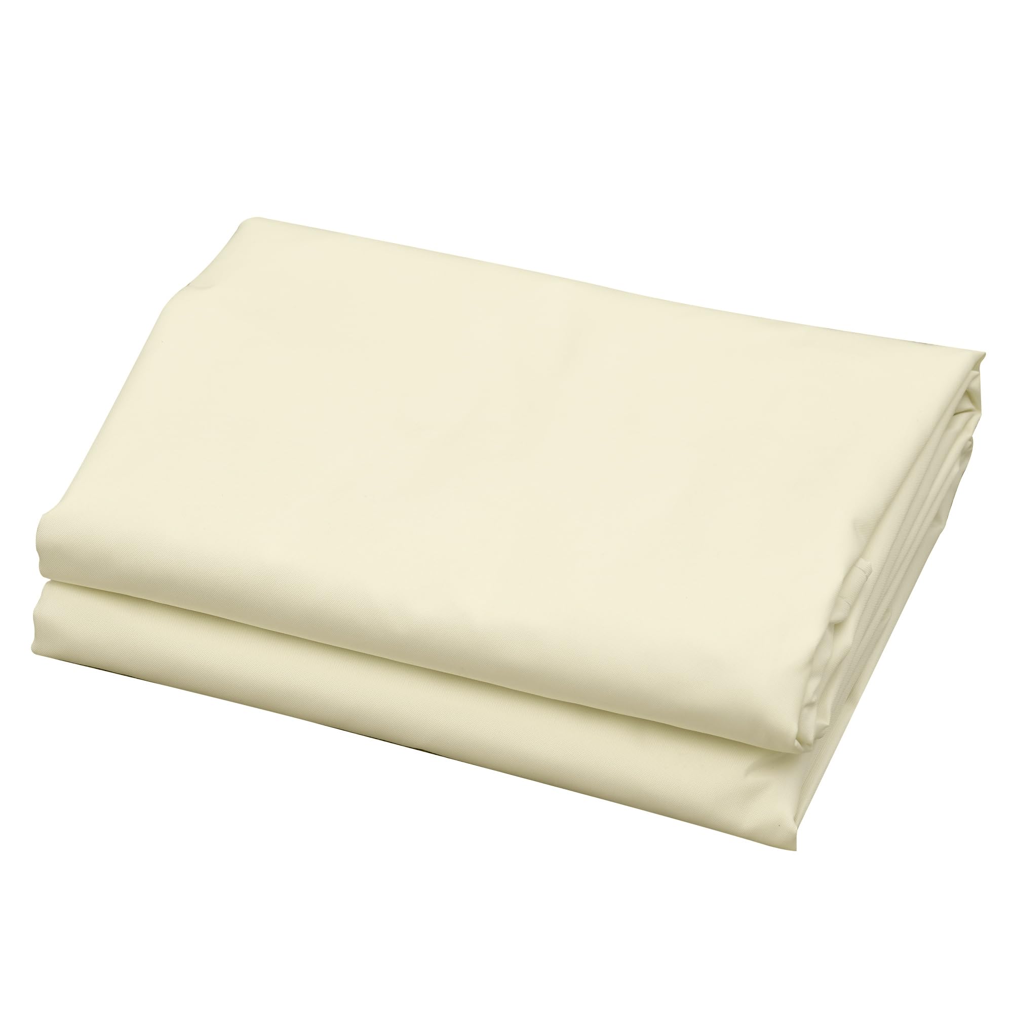 Outsunny Toldo Vela Rectangular 3x4m Resistente al Agua Protección UV Crema | Vela de Sombra, para Terraza Jardín Camping, Poliéster