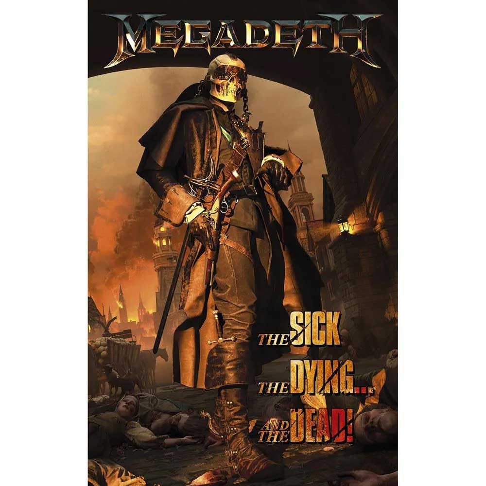 Megadeth Black/Brown The Sick, The Dying And The Dead Textile Poster (106Cm X 70Cm) ()