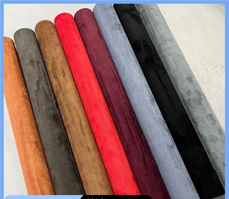 Van Carpet Lining - Self-Adhesive Suede Sticker Patches for Car Interior Upholstery Decor, Repair & DIY Auto Renovation(Wine red,50x150cm)