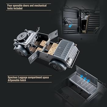 Amazon.co.jp: BEEZRC RocHobby 1/12 RCクローラー キューベル