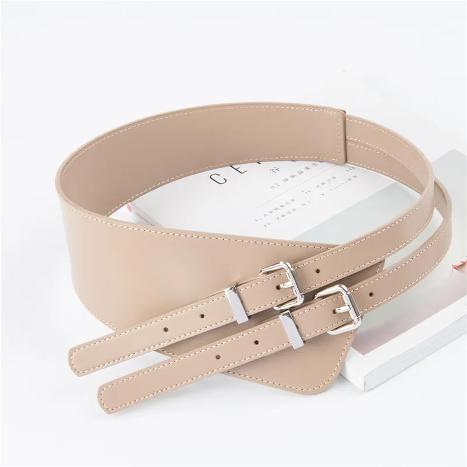 Women'S Belt, Leather Wide, Versatile Sweater, Jacket, Skirt, Embellished Waist Seal, Simple And Stylish Para Decoración