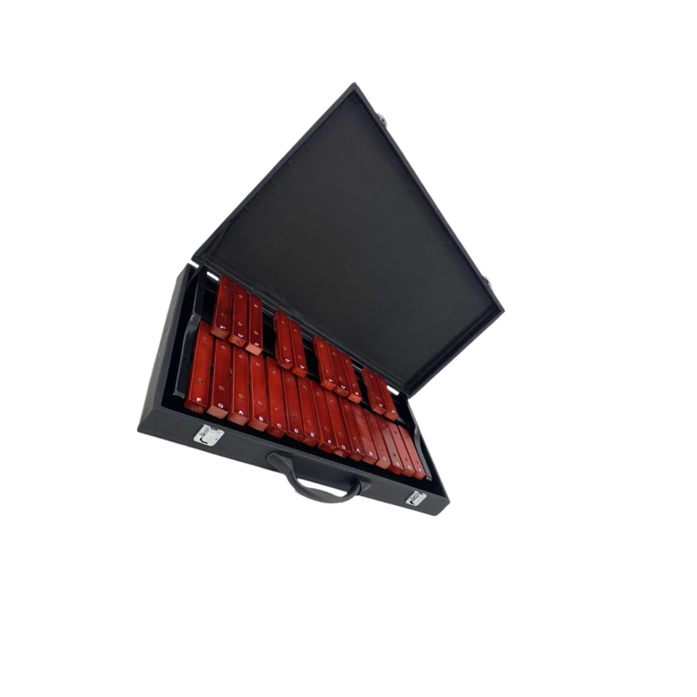 Piano de percusión infantil con música de percusión manual que ofrece un cómodo apoyo para el desarrollo musical infantil, garantizando que no, Imitación con estuche, 58x47x8cm