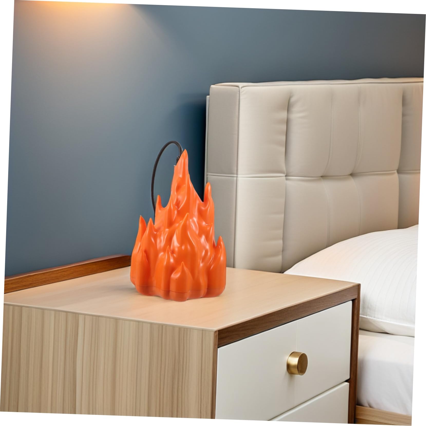 iplusmile Lampada Effetto Fiamma LED Luce Tremolante Realistica per Stufa Finta Illuminazione Notturna Decorativa per Patio Campeggio Appartamento