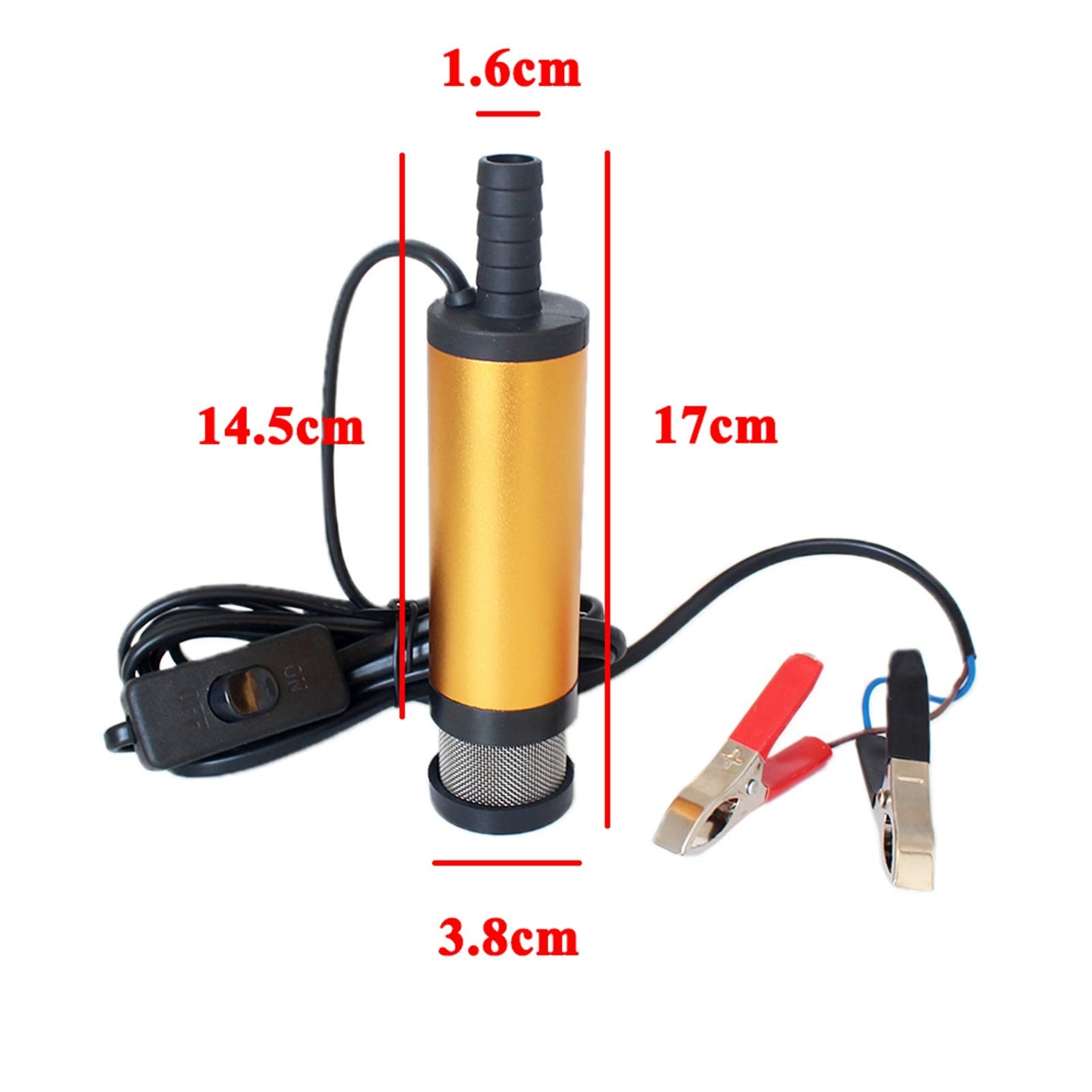 specjalistyczne narzędzia i gadżety elektryczna pompa zanurzeniowa 12 V 24 V DC do pompowania wody oleju napędowego, powłoka ze stopu aluminium, 12 l/min, pompa do transferu paliwa 12 V V V 24