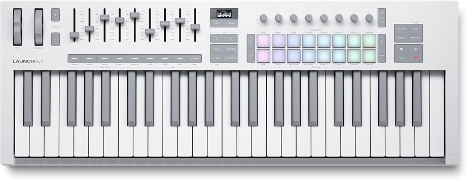 Novation Launchkey 49 White MK4 USB MIDI Keyboard Controller