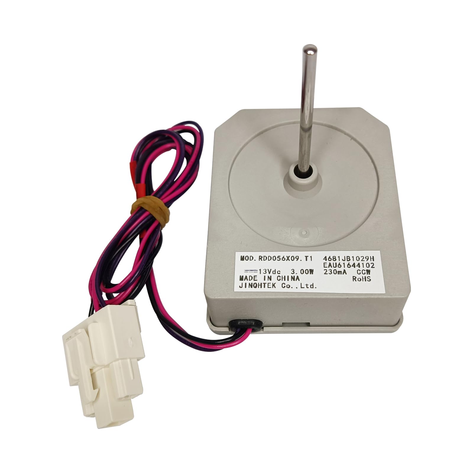JINQHTEK 4681JB1029H, Refrigerator Evaporator Fan Motor for LG and Kenmore Elite Refrigerators,Freezer Condenser Fan Motor Replace EAU61644102 DC 13V