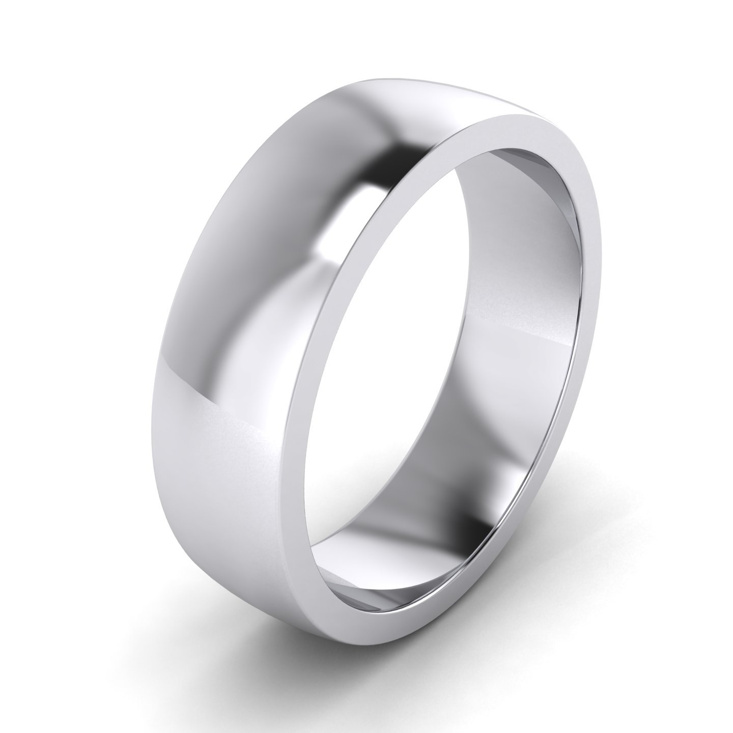 LANDA JEWEL 2/3/4/5/6/8/9mm Heavy Sterling Silver Comfort Fit Polished Womens Wedding Ring Plain Band