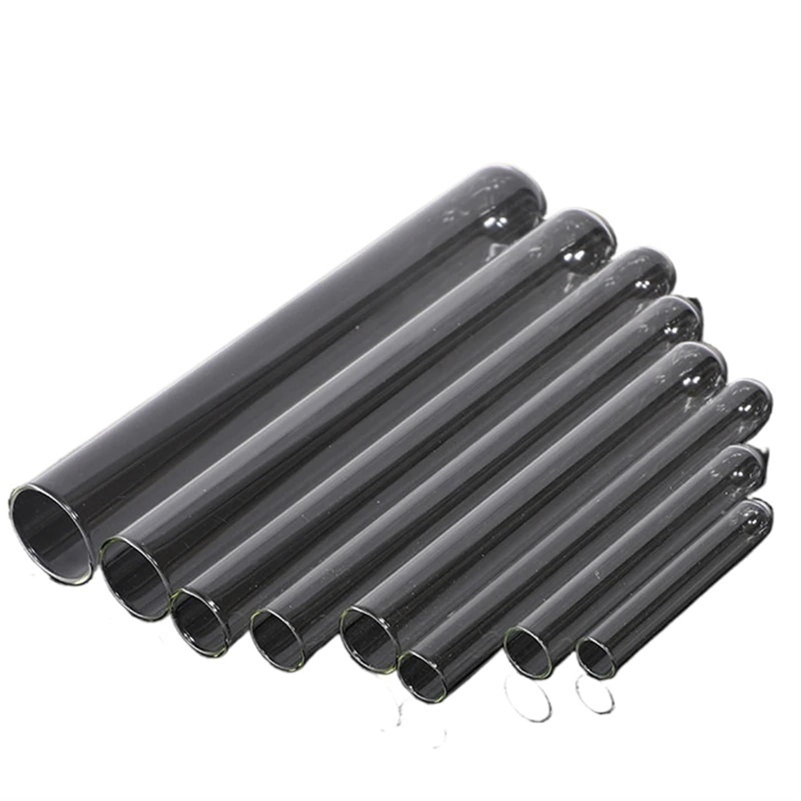 50 sztuk/partia 10 * 100mm Okrągłodenna Szklana Probówka Laboratoryjna Materiały Eksploatacyjne Zagęszczona Przezroczysta Szklana Rurka Materiały Laboratoryjne