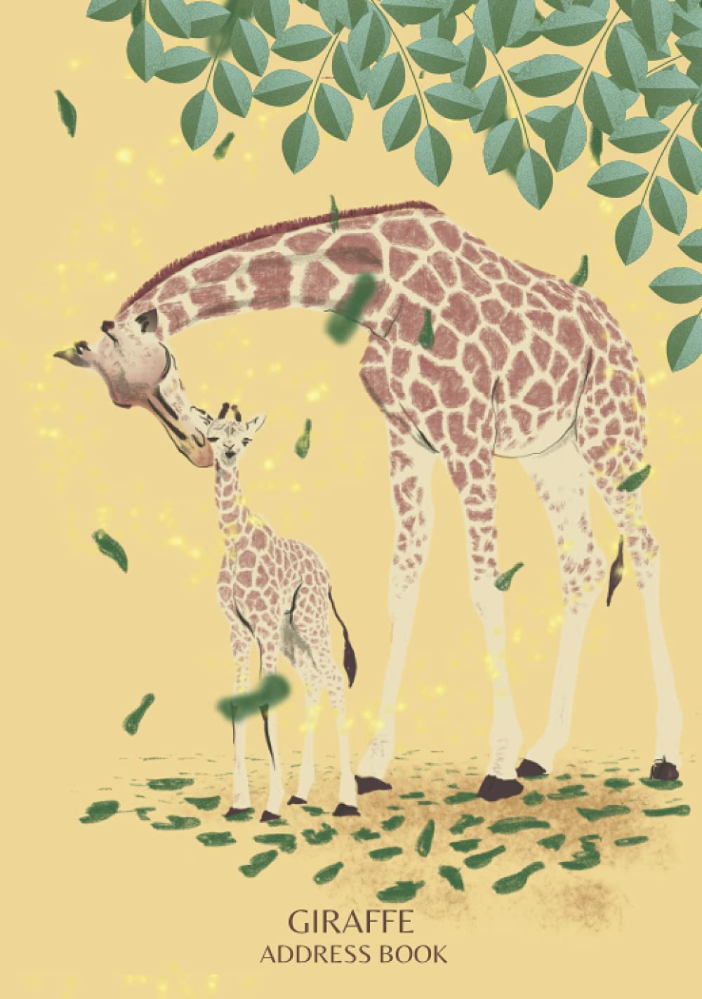 GIRAFFE ADDRESS BOOK: Alphabetical Addresses | Birthdays | Anniversaries | Meanings | Notes & Personal Information | Pastel Giraffe Design | Large A5