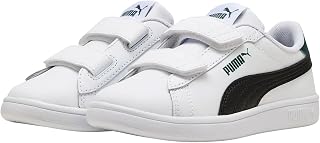 PUMA Kids Unisex Smash 3.0 Leather V Sneakers